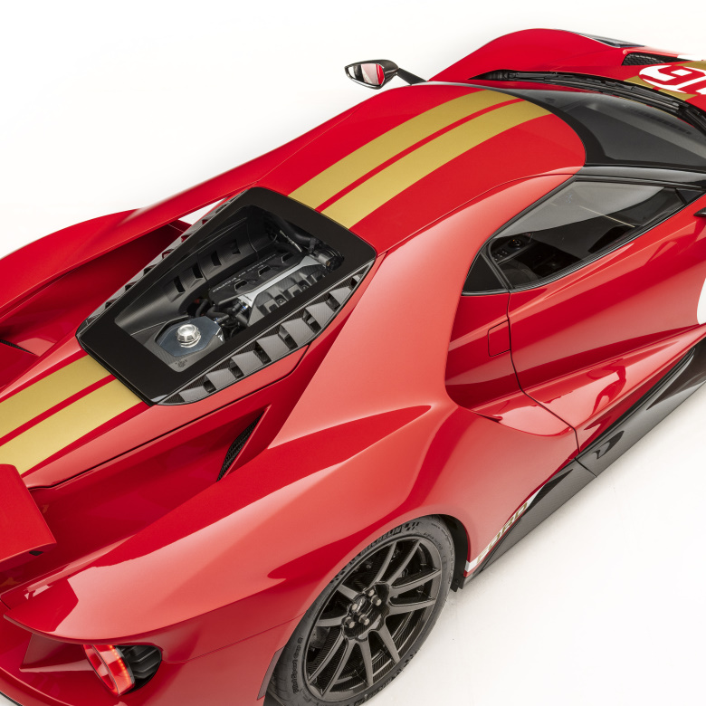 Ford GT Alan Mann Heritage Edition Celebrates Experimental GT Race Car Prototypes from 1966 at Chicago Auto Show